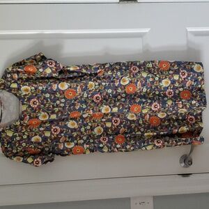Floral knit J Jill dress size L